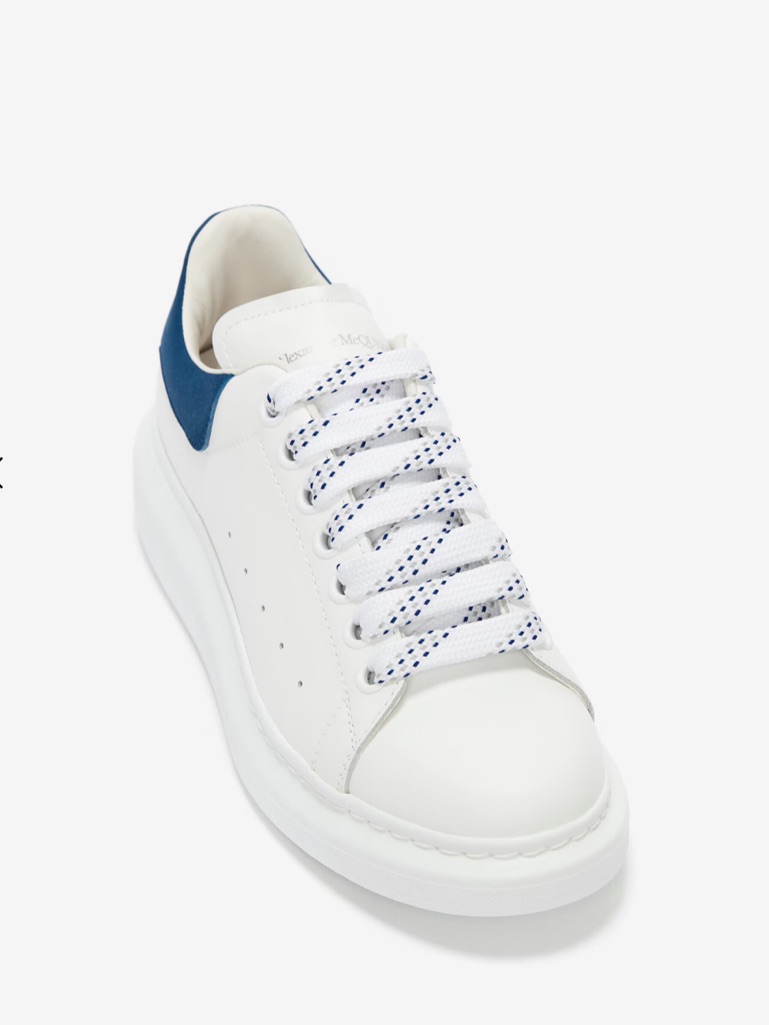 Alexander Mcqueen - Women’s Oversized White/Blue Sneakers